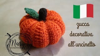 Zucca alluncinetto  Amigurumi  MARYJ HANDMADE [upl. by Mackey432]