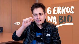 COMO EVITAR erros na bio do INSTAGRAM  6 DICAS [upl. by Anaehr96]