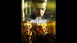 Albert Wesker RE5 vs Osmund Saddler RE4R shorts [upl. by Idolem]