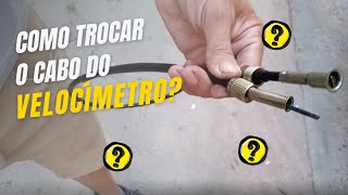 Como trocar o cabo do velocímetro  Intruder 125 [upl. by Bonine427]