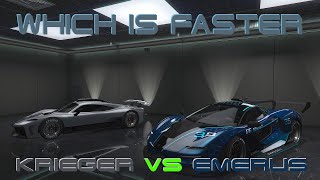 Krieger VS Emerus Which is the Best Gta Online Timed Test [upl. by Hugh749]