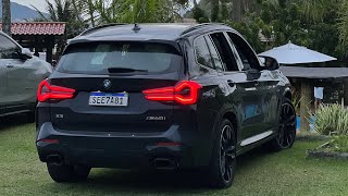 BMW X3 m40 2023 4x4 fazendo zerinho bornout [upl. by Newmark334]