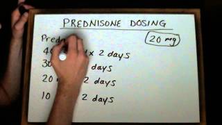 Community Pharmacy Prescriptions II Prednisone Dosing [upl. by Atteuqehs]