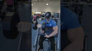 💪 Ultimate bicep workout  Single Arm Preacher Curls evansville newburgh personaltrainer [upl. by Analat]