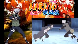 Kakashi vs Obito English Dub [upl. by Helve]