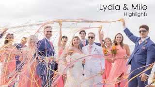 LYDIA amp MILO Wedding Highlights  Villa Montaña Beach Resort [upl. by Nimzaj411]