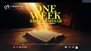 One Week Bible Seminar with Pastor Enoch  Day 2 [upl. by Moreno]