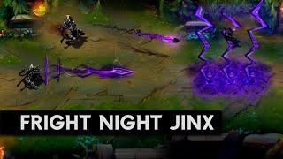 Fright Night Jinx League of Legends Custom Skin [upl. by Ecinej]