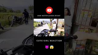 Cute Girl Reaction Shorts Video 😈😱ns200 shorts viral trending [upl. by Sonahpets491]