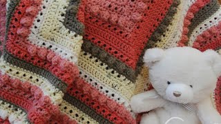 Crochet Hugs and Kisses Baby Shower Blanket [upl. by Shaer]