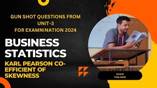 Business statistics  unit4 Most important questions from examination 2024  semester3 [upl. by Noval973]