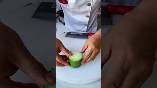 🍈 Cantaloupe Cutting Techniques Precision Slices for Vibrant Salads CantaloupeDelight Healthy [upl. by Hareehat]