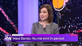 Maia Sandu Nu are cum să ajungă în Moldova Ucraina e scutul nostru și avem prieteni puternici [upl. by Nevek]