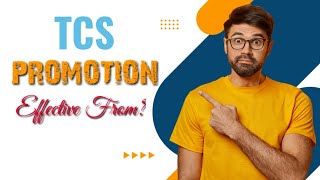 TCS released Promotion but it effective from tcspromotion [upl. by Nemaj]