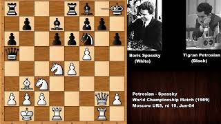 Boris Spassky vs Tigran Petrosian 1969 [upl. by Nevaed]