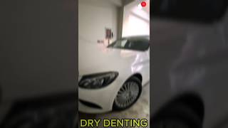 Mercedes Benz Door back fender dent repair of Dry Denting tutorial shorts youtubeshorts benz dry [upl. by Adur]