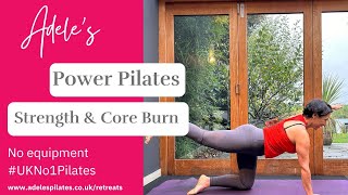 Power Pilates Mat Workout  Full Body Strength amp Core Burn [upl. by Aissyla]