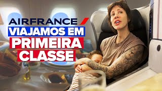 Como é viajar de primeira classe de avião [upl. by Evanthe]