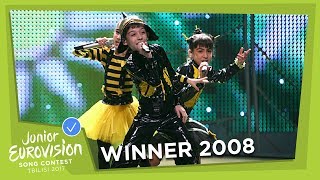 JUNIOR EUROVISION 2008 BZIKEBI  BZZZ  GEORGIA 🇬🇪  WINNER [upl. by Whiting]