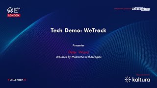 Tech Demo WeTrack Its time to track your sustainability properly  Event Tech Live 2023 [upl. by Ilaw707]