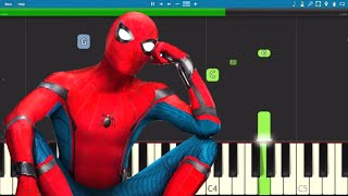 The Original SpiderMan Theme  EASY Piano Tutorial [upl. by Annayoj62]