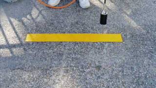 Installing Preformed Thermoplastic Striping [upl. by Eduardo958]