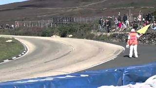 manx gp newcomers race 2010 Andy Fenton crash [upl. by Otreblasiul]