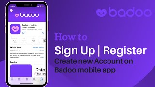 Sign Up Badoo  Create a new Badoo Account [upl. by Arhas492]