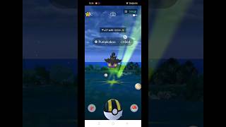 I caught a ✨ shiny ✨ pumpkaboo in pokemongo [upl. by Aissila]