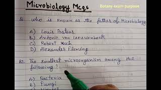 Microbiology Mcqs note  Microbiology Mcq  Microbiology Mcq question answer [upl. by Kaufmann]