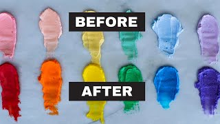 How to get brighter Swiss meringue buttercream colors [upl. by Ardnuahc]