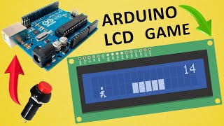 Arduino Game Project  How to make Arduino LCD Game Endless Runner [upl. by Kerge]