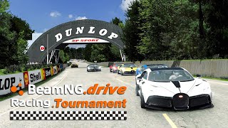 Bugatti Divo  Le Mans Historic  BeamNG Racing Tournament S1E49 [upl. by Nosduj]