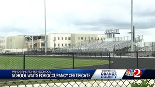 Grand opening for new oncampus football stadium at Windermere High School put on hold [upl. by Noswad530]