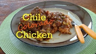 Chile Colorado Style Chicken Stew [upl. by Nurse]