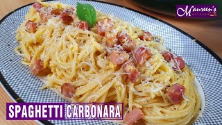 ORIGINAL CARBONARA RECIPE [upl. by Sutherlan]