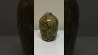 Making a vase with Smoky Jade glaze ceramics pottery [upl. by Newkirk]