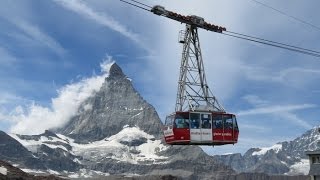 Téléphérique quotTrockener Steg  Klein Matterhornquot Zermatt [upl. by Ellivro506]