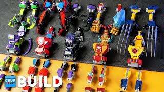 LEGO Speed Build Marvel Mech Armor Collection 2022  LEGO Marvel Super Heroes  Beat Build [upl. by Terryn]