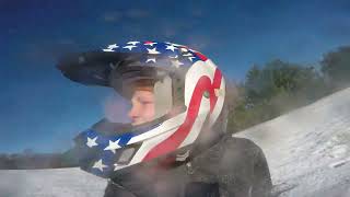 4WHEELER SLEDDING SNOW EDITION Feat Jordynn Henthorn [upl. by Sabsay621]