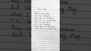 Wavin Flag  Song By Knaan Lyrics shorts [upl. by Attelocin]