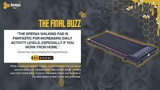 Sperax Walking Pad Under Desk Treadmill Review [upl. by Graff]