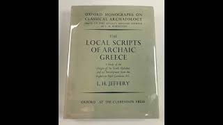 The Local Scripts of Archaic greek  language history cuneiform books [upl. by Geddes]