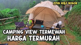 CAMPING GROUND TERBAIK DI BOGOR  HARGA TERMURAH VIEW TERMEWAH ZOYA HILLS [upl. by Lybis]