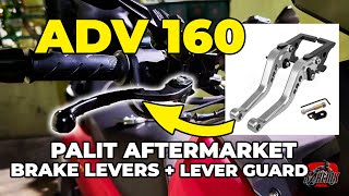 ADV 160  Adjustable Brake Lever and SEC Lever Guard  SULIT NGA BA [upl. by Niak578]