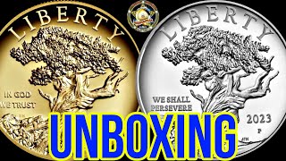 Unboxing the 2023 American Liberty Gold Coin amp Silver Medal [upl. by Ysac]