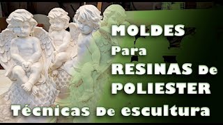 ✅Moldes de silicona para esculturas🗿 de resina de poliester epoxi o poliuretano [upl. by Hepsoj]