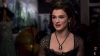 Oz The Great amp Powerful Set Interview Rachel Weisz  CASTAS [upl. by Znieh559]