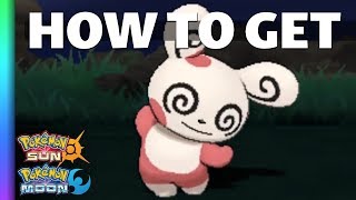 HOW TO GET Spinda in Pokemon Sun and Moon [upl. by Amaral]