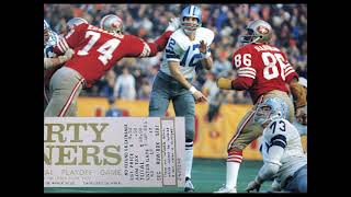 19721223 NFC Divisional Playoff Dallas Cowboys  San Francisco 49ers Mutual [upl. by Sineray]